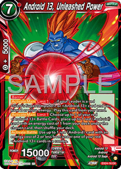 Android 13, Unleashed Power [Foil] EX24-16 Dragon Ball Super Premium Anniversary Box 2024