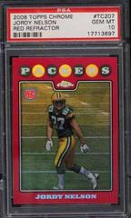 Jordy Nelson [Red Refractor] #TC207 Football Cards 2008 Topps Chrome Prices