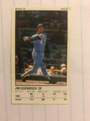 Jim Eisenreich #229 Baseball Cards 1991 Panini Stickers Prices