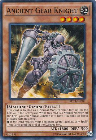 Ancient Gear Knight SR03-EN009 YuGiOh Structure Deck: Machine Reactor