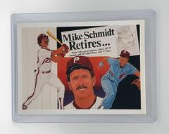 Mike Schmidt [Retires] Baseball Cards 1990 Upper Deck Prices