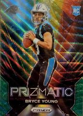 Bryce Young [Green Wave] #4 Football Cards 2023 Panini Prizm Prizmatic Prices