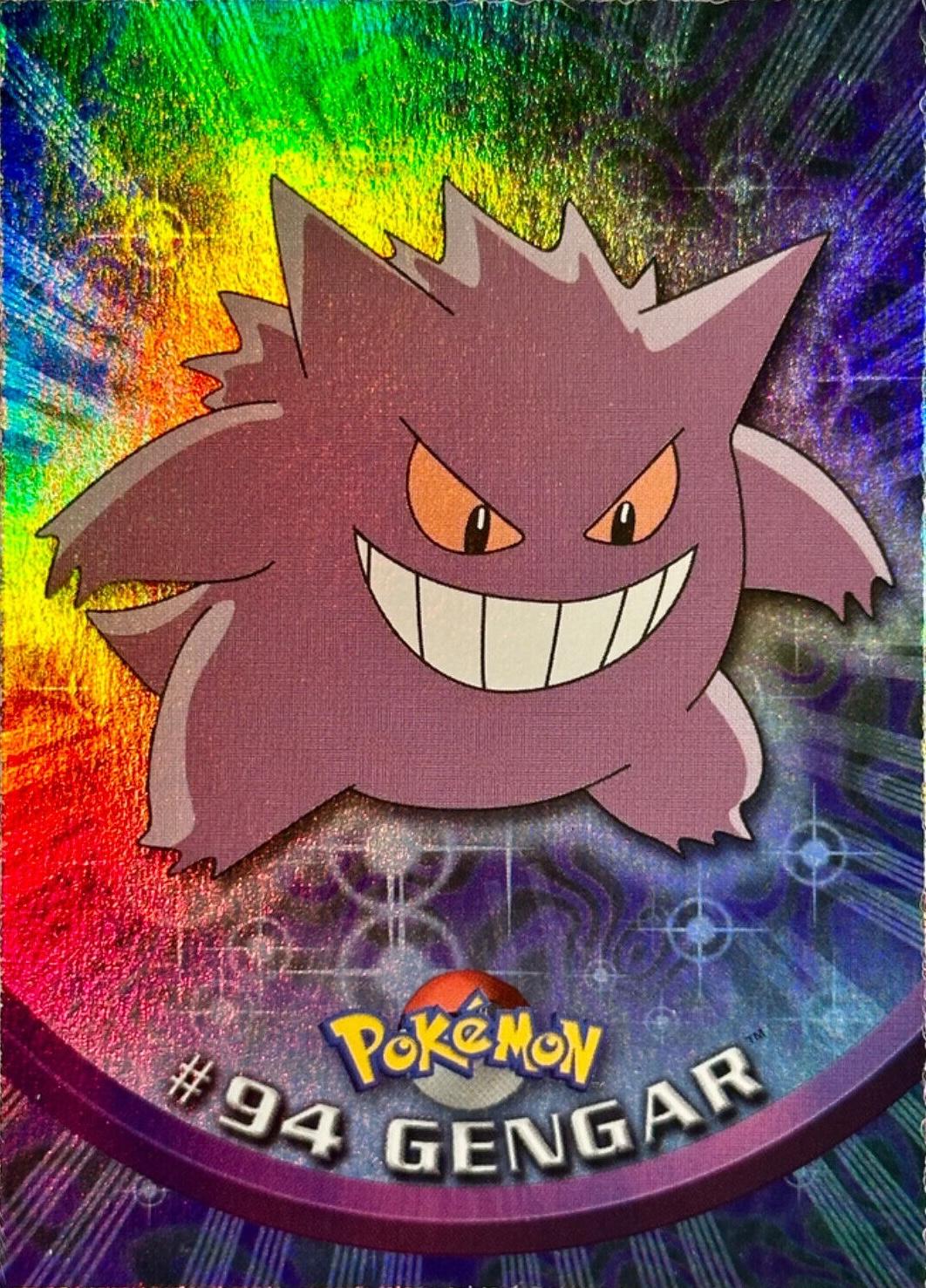 Gengar [Rainbow Foil] #94 Pokemon 2000 Topps TV