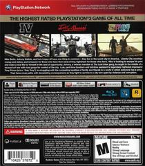 Back Cover | Grand Theft Auto IV [Complete Edition Greatest Hits] Playstation 3