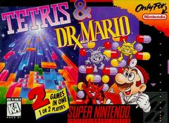Front Cover | Tetris and Dr. Mario Super Nintendo