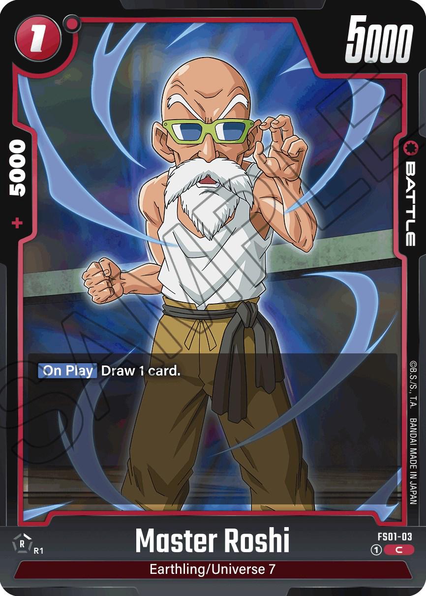 Master Roshi FS01-03 Dragon Ball Fusion World Starter Deck: Son Goku