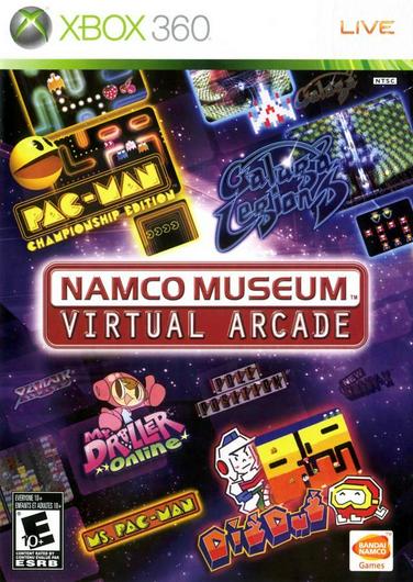 Namco Museum Virtual Arcade Cover Art