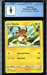  Pokemon Sword & Shield Evolution Set - Raichu & Pikachu -  066/202 - Rare 2 Card Lot : Toys & Games