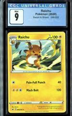 Pokemon Sword & Shield Evolution Set - Raichu & Pikachu - 066/202 - Rare 2  Card Lot