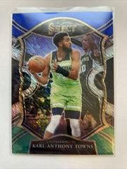 Karl Anthony Towns [Blue White Green Flash] #36 Basketball Cards 2020 Panini Select Prices