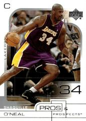 Shaquille O'Neal Basketball Cards 2001 Upper Deck Pros & Prospects Prices