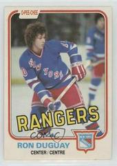 Ron Duguay #223 Hockey Cards 1981 O-Pee-Chee Prices