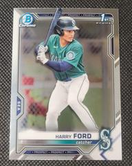 Harry Ford #BDC-1 Baseball Cards 2021 Bowman Draft Chrome Prices