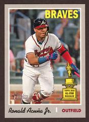 Ronald Acuna Jr. [Action] Baseball Cards 2019 Topps Heritage Prices