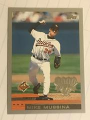 Mike Mussina #61 Baseball Cards 2000 Topps Opening Day Prices