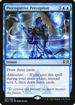 Precognitive Perception Magic Ravnica Allegiance