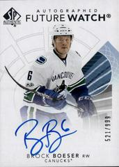 Brock Boeser [Future Watch Autograph] Hockey Cards 2017 SP Authentic Prices