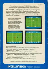 Back Cover | NFL Football Intellivision