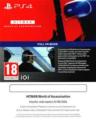 Voucher Code Inlay | Hitman World of Assassination PAL Playstation 5