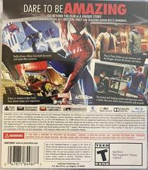 Back Cover | Amazing Spiderman 2 [Walmart] Playstation 3