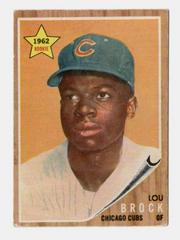 Lou Brock [Star Rookie] #387 Baseball Cards 1962 Topps Prices
