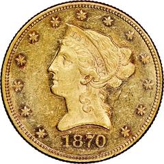 1870 Coins Liberty Head Gold Double Eagle Prices