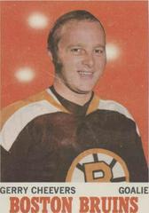 Gerry Cheevers Hockey Cards 1970 Topps Prices