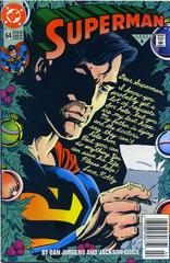 Superman [Newsstand] #64 (1992) Comic Books Superman Prices
