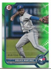 Orelvis Martinez [Green] Baseball Cards 2022 Bowman Paper Prospects Prices