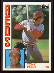 Tony Perez #91T Baseball Cards 1984 Topps Traded Tiffany Prices