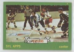 Syl Apps Hockey Cards 1973 Topps Prices