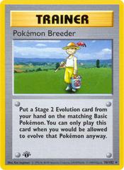 Pokemon Breeder [1st Edition] Pokemon Base Set Prices