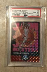 Russell Westbrook [Pink Fluorescent] Basketball Cards 2019 Panini Mosaic Jam Masters Prices
