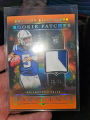 Anthony Richardson #RP-AR Football Cards 2023 Panini Origins Rookie Patches Prices