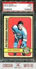 Dave Burrows Hockey Cards 1972 Topps Prices