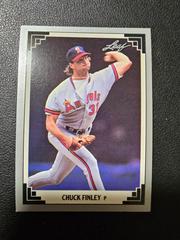 Chuck Finley Baseball Cards 1991 Leaf Prices