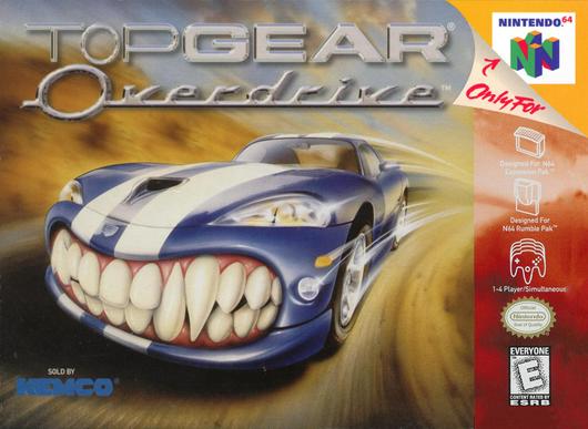 Top Gear Overdrive Cover Art