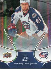 Rick Nash #14 Hockey Cards 2009 Upper Deck McDonald's Prices