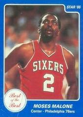 Moses Malone #10 Basketball Cards 1986 Star Best Of The Best Prices