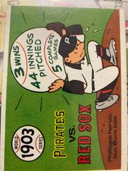 1903 Pirates, Redsox #1 Baseball Cards 1970 Fleer World Series Blue Back Prices