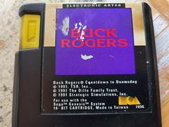 Cartridge (Front) | Buck Rogers Countdown to Doomsday Sega Genesis