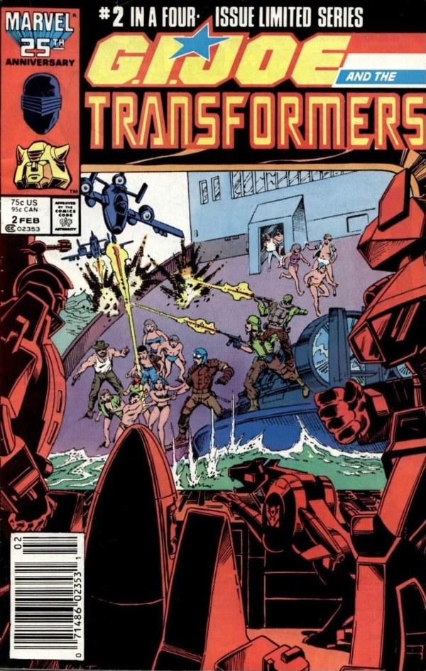 G.I. Joe And The Transformers [Newsstand] #2 (1986) Comic Books G.I. Joe and the Transformers