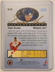 Back Of Card | Teemu Selanne Hockey Cards 1992 Upper Deck Gordie Howe Selects