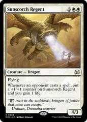 Sunscorch Regent #209 Magic March of the Machine Commander Prices