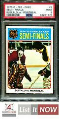 Semi Finals [Buffalo vs. Montreal] #3 Hockey Cards 1975 O-Pee-Chee Prices