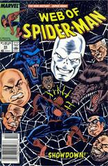 Web of Spider-Man [Newsstand] #55 (1989) Comic Books Web of Spider-Man Prices