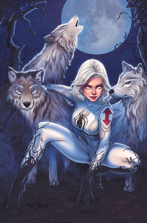 White Widow [Silver Moon Virgin] #2 (2019) Comic Books White Widow