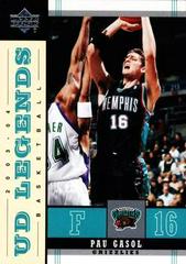 Paul Gasol #39 Basketball Cards 2003 Upper Deck Legends Prices
