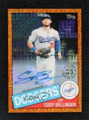 Cody Bellinger [Orange] #USA-CB Baseball Cards 2020 Topps Chrome Update Autographs Prices