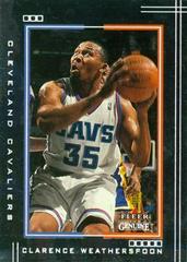 Clarence Weatherspoon Basketball Cards 2001 Fleer Genuine Prices